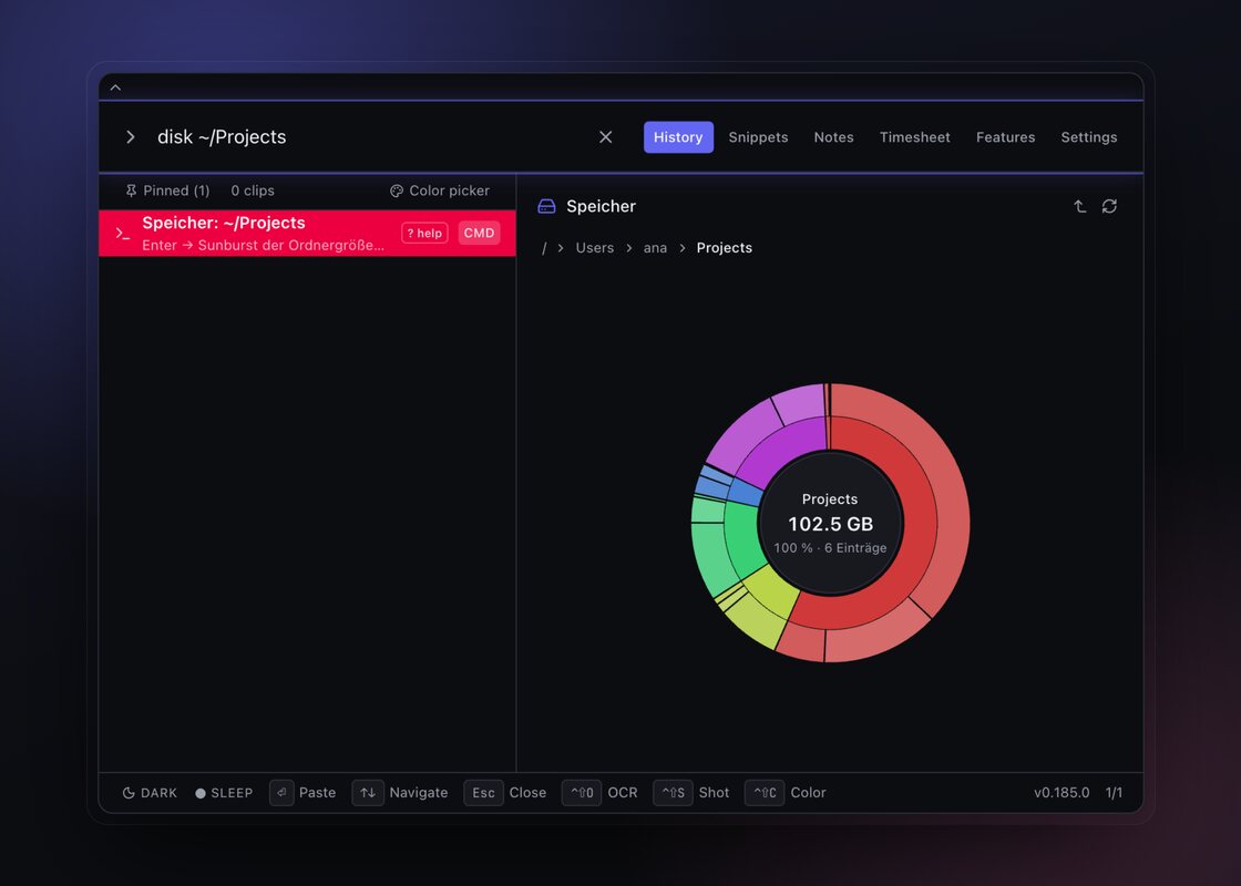 Disk usage
